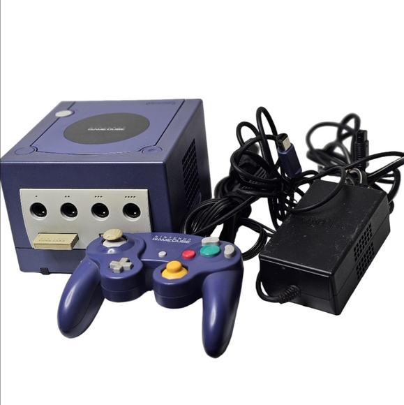 Vintage Indigo Nintendo GameCube, Console, 1 Controller, and Power Cord, ✨️Works